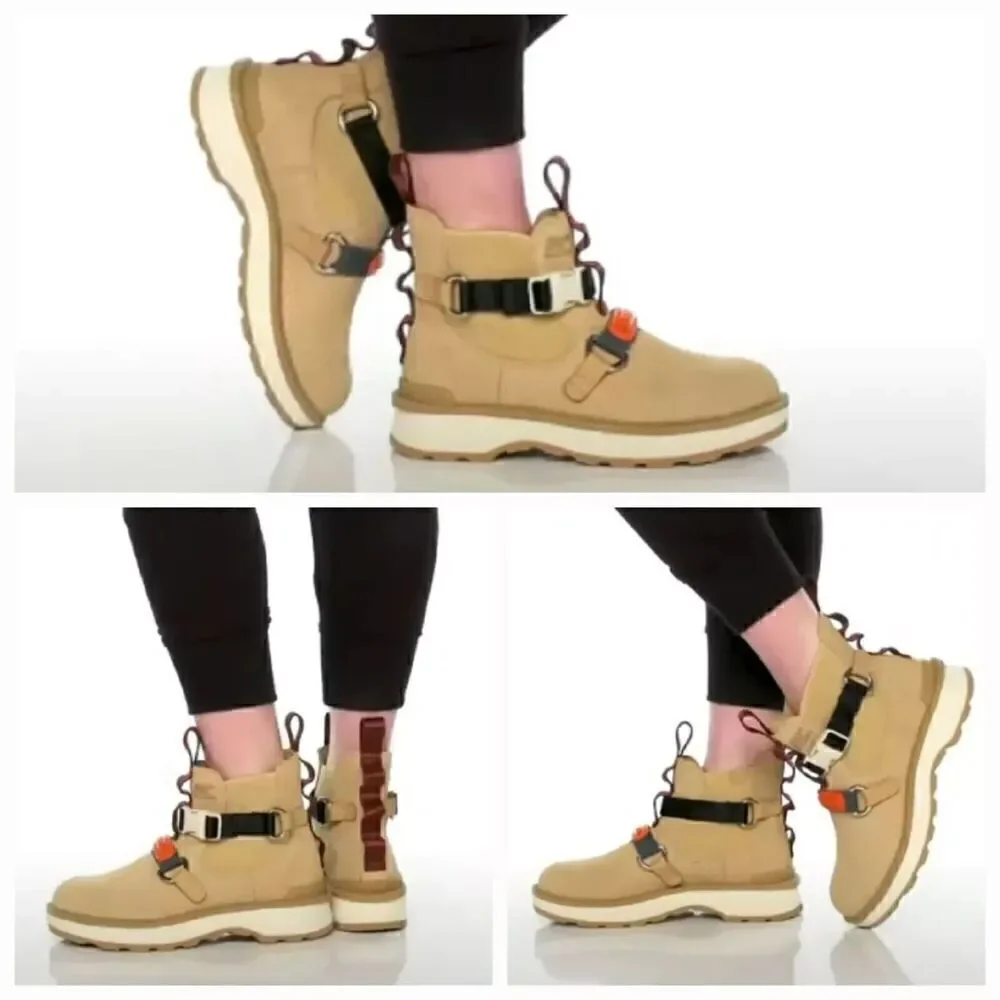 SOREL Hi-Line EQ Women's Waterproof Chelsea Boots in Chalk Size 8 NEW MSRP $185